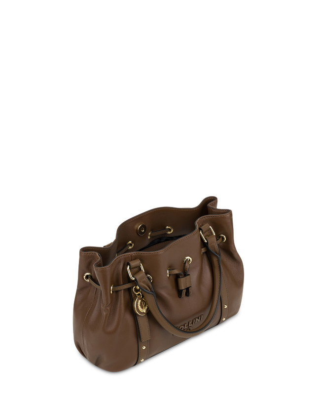 Pollini Piccola Borsa In Nappa Serena Marrone/marrone Sottocosto