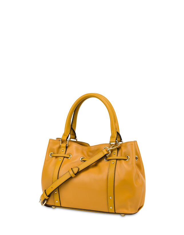 Pollini Piccola Borsa In Nappa Serena Mostarda/mostarda Novità