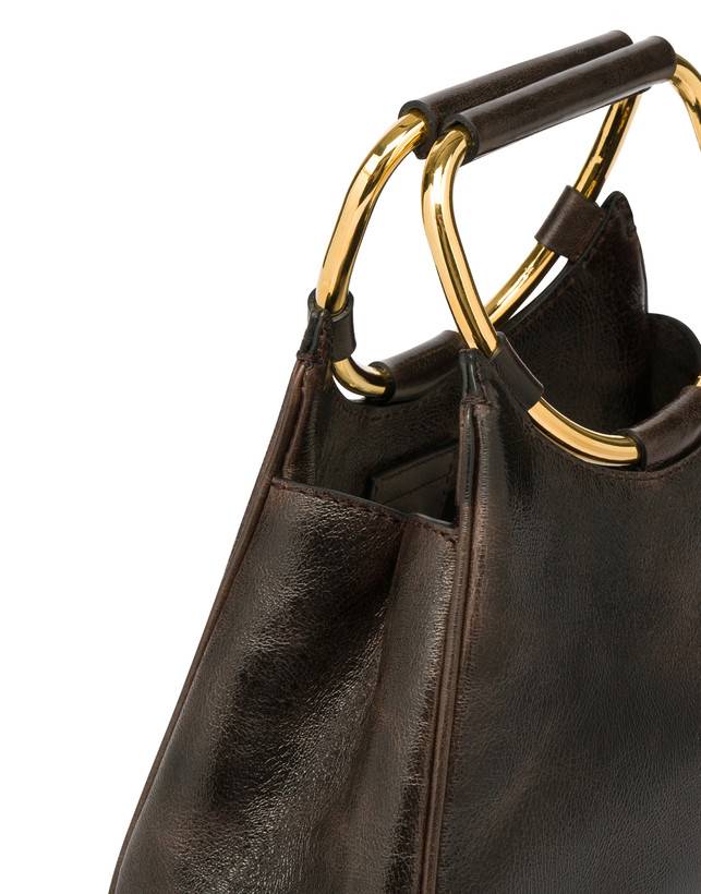 Pollini Clutch In Vitello Vintage Armour Economico