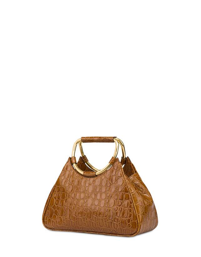 Pollini Clutch In Vitello Stampa Cocco Armour Online