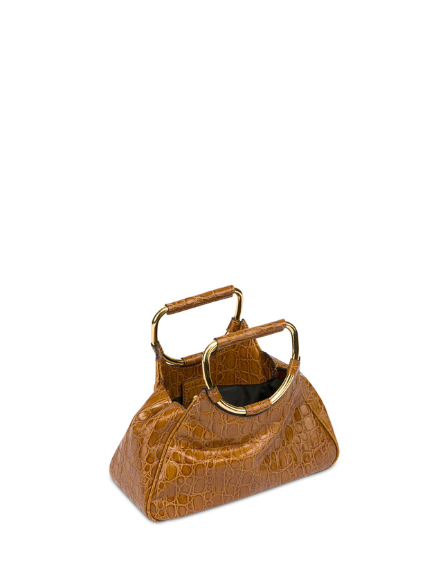 Pollini Clutch In Vitello Stampa Cocco Armour Online