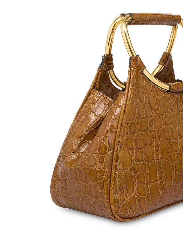 Pollini Clutch In Vitello Stampa Cocco Armour Online