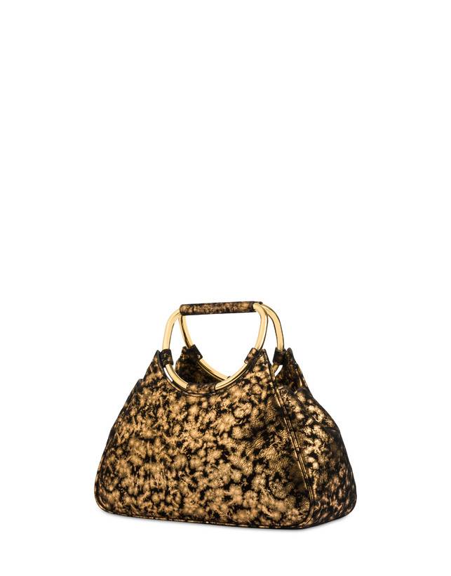 Pollini Clutch In Camoscio Effetto Dorato Armour Outlet