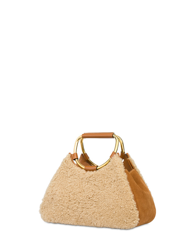 Pollini Clutch In Montone E Crosta Armour Offerta speciale della fabbrica
