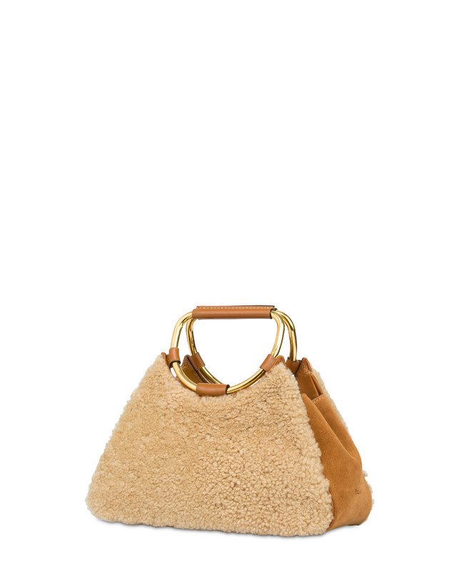 Pollini Clutch In Montone E Crosta Armour Offerta speciale della fabbrica