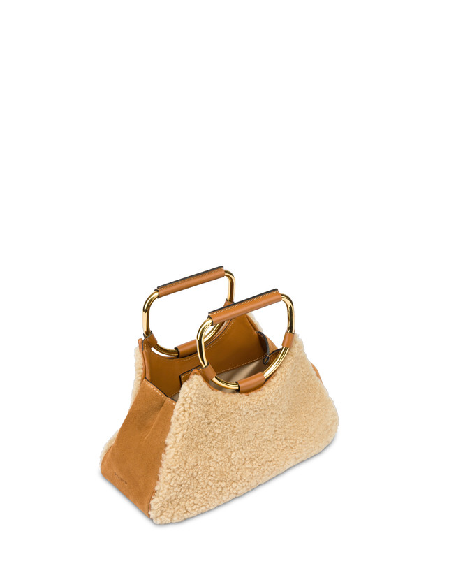 Pollini Clutch In Montone E Crosta Armour Offerta speciale della fabbrica