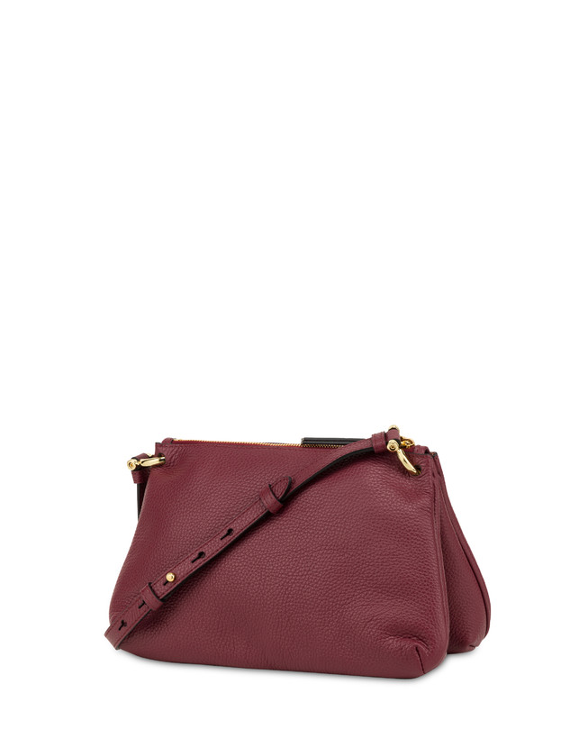 Pollini Borsa A Tracolla In Vitello Bottalato Double Marlene Offerte