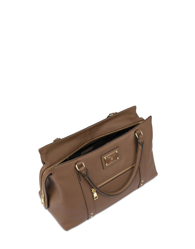Pollini Borsa Doppio Manico Serena Marrone 50% di sconto con spedizione gratuita