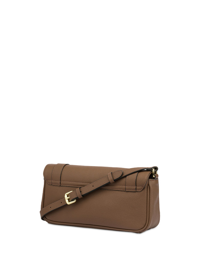 Pollini Borsa A Spalla In Vitello Serena Marrone Vendite Flash