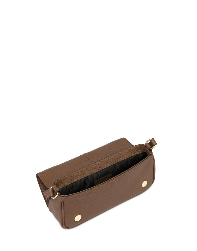 Pollini Borsa A Spalla In Vitello Serena Marrone Vendite Flash
