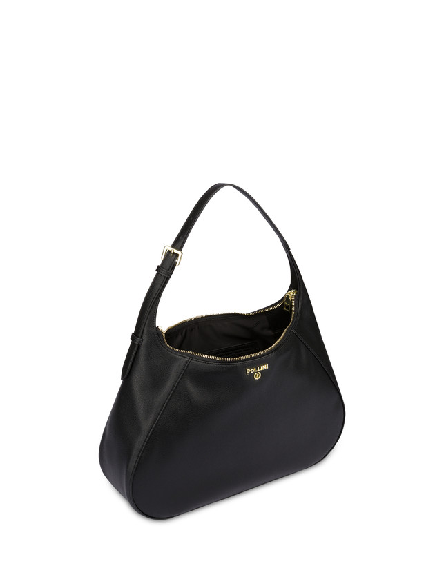 Pollini Hobo Bag Nina Nero In Saldo