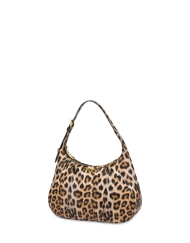 Pollini Hobo Bag Stampa Leopardata Nina Leopardo Nuova