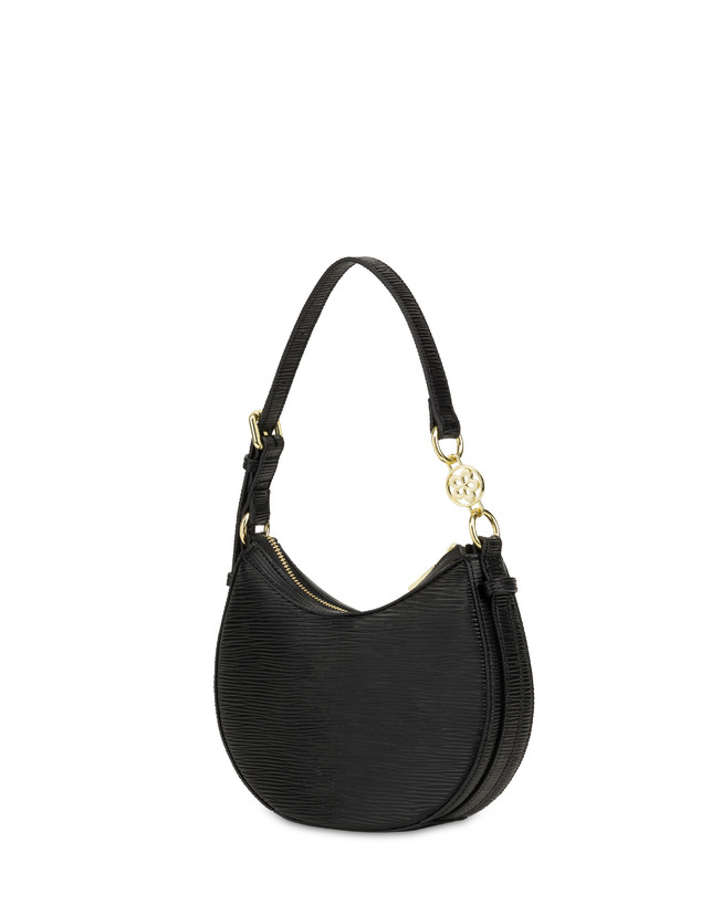 Pollini Hobo Bag Mini Ibis Nero 2025