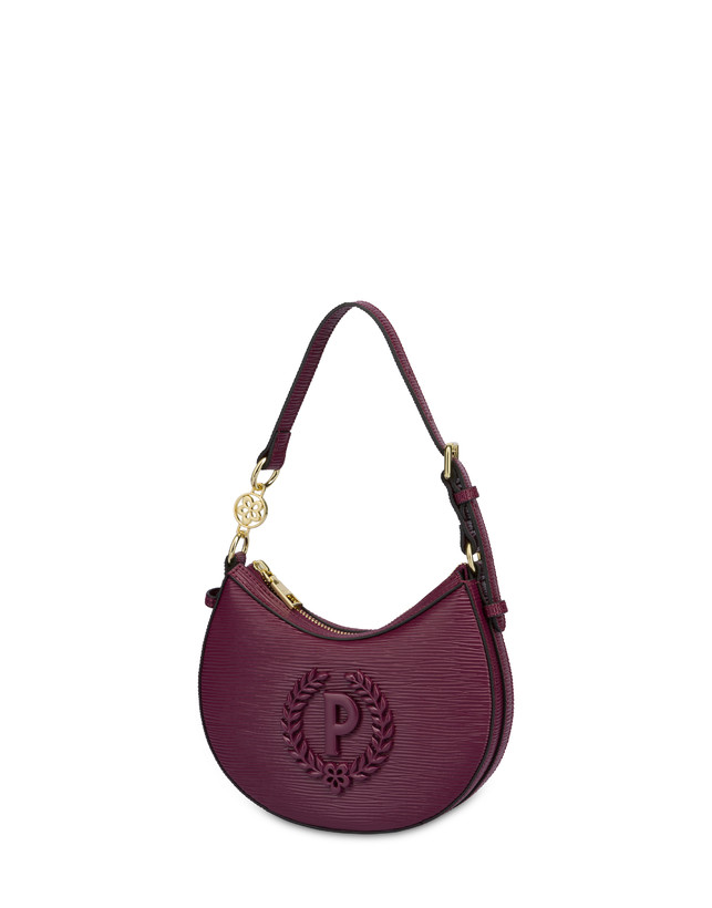 Pollini Hobo Bag Mini Ibis Burgundy Italy