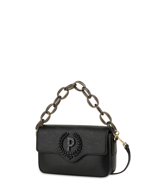 Pollini Candy Bag Con Maxi Catena Nero Italia