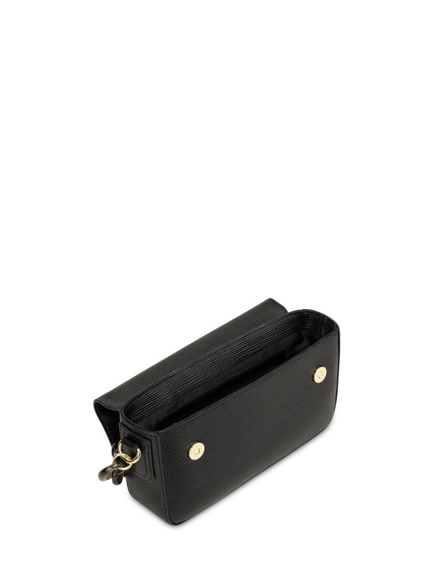 Pollini Candy Bag Con Maxi Catena Nero Italia