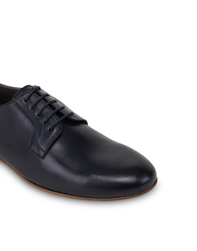 Pollini Derby In Capra Flexy Blu Qualità Garantita