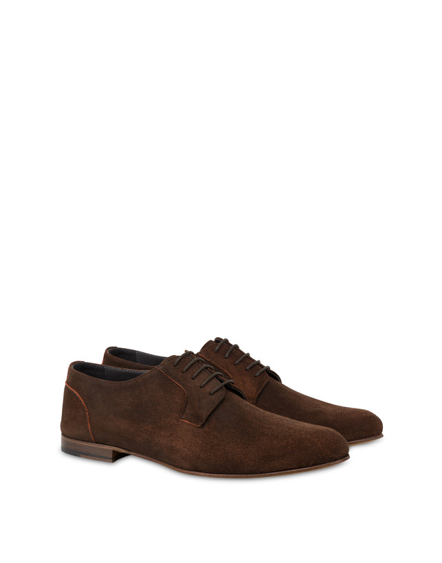 Pollini Derby In Scamosciato Flexy T.moro Acquista Ora