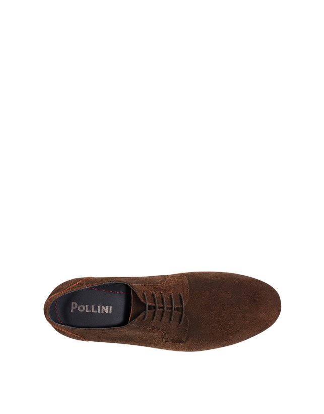 Pollini Derby In Scamosciato Flexy T.moro Acquista Ora