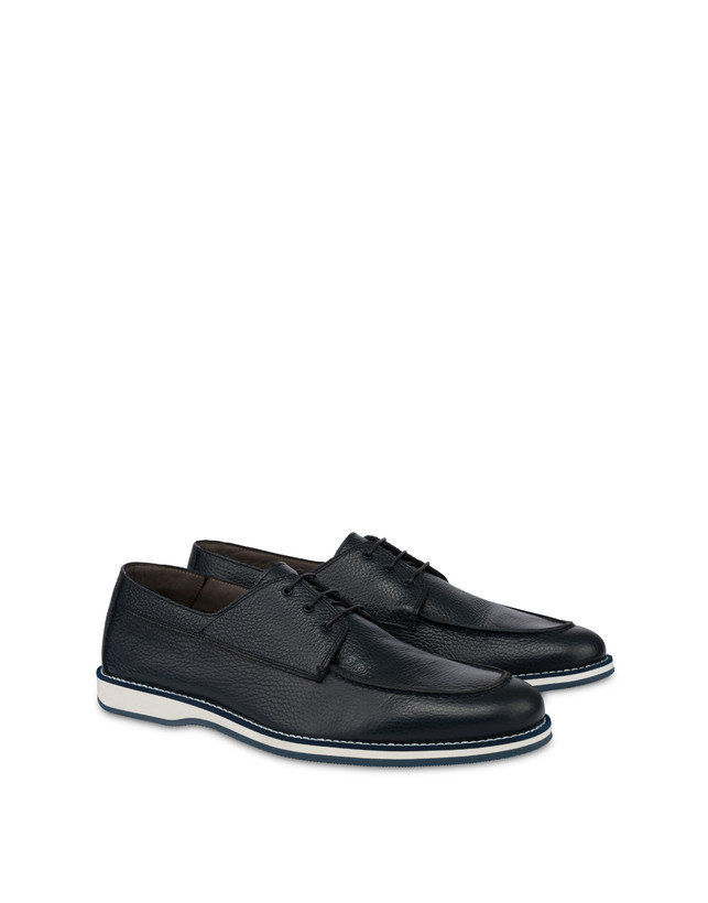 Pollini Derby In Vitello Green Field Blu Fino Al -60%