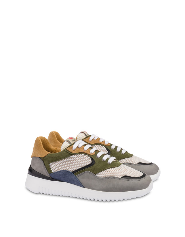 Pollini Sneakers Multicolor B-side Bianco/grafite/nero/militare/mais/azzurro Novità