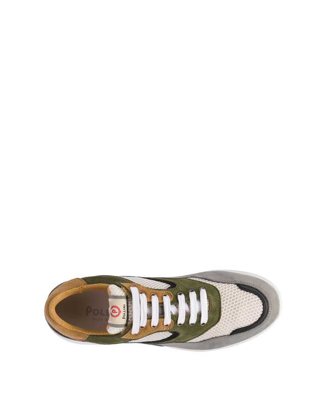 Pollini Sneakers Multicolor B-side Bianco/grafite/nero/militare/mais/azzurro Novità