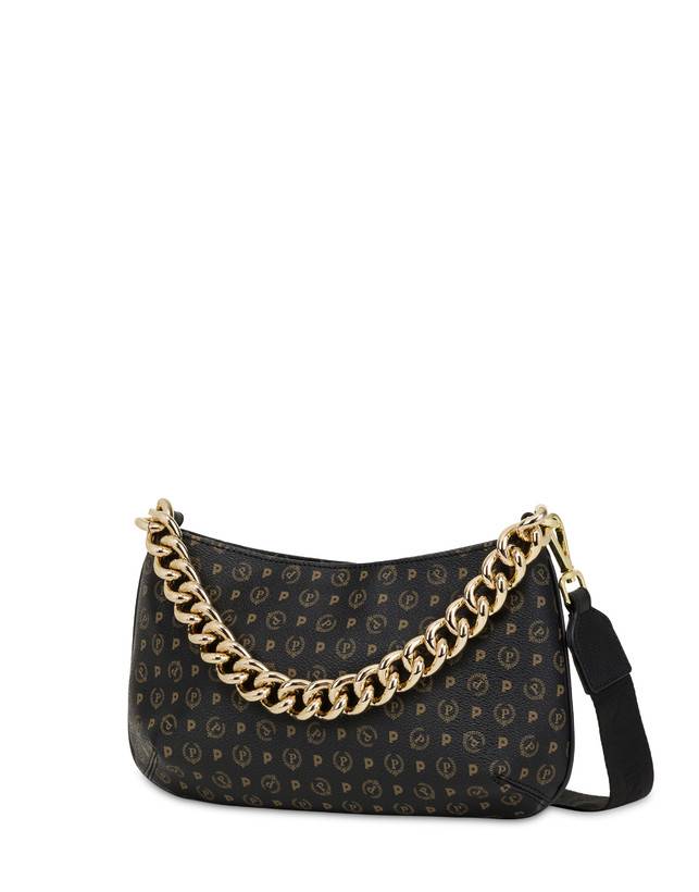 Pollini Borsa A Tracolla Heritage Logo Classic Nero/nero Moda