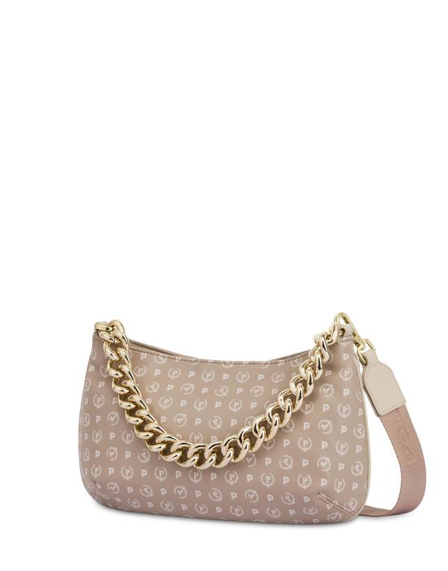 Pollini Borsa A Tracolla Con Catena Heritage Soft Touch Beige/avorio Negozio online di fabbrica