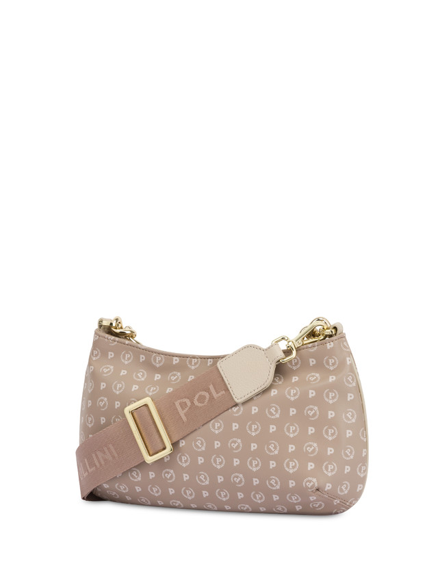 Pollini Borsa A Tracolla Con Catena Heritage Soft Touch Beige/avorio Negozio online di fabbrica