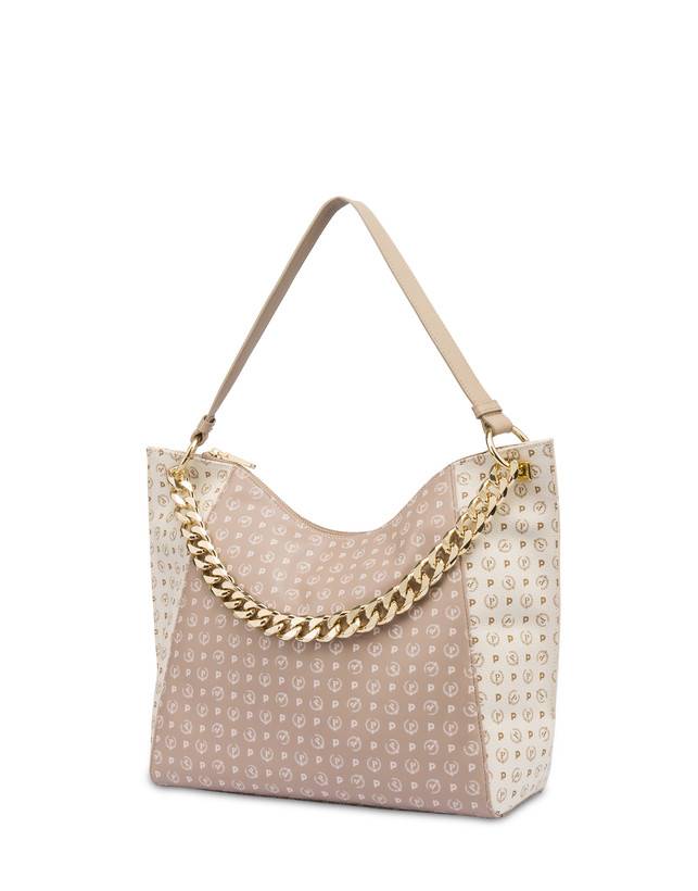 Pollini Tote Bag In Pvc Heritage Soft Touch Avorio/beige/ghiaccio Offerta speciale