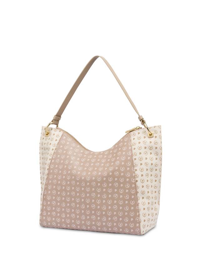 Pollini Tote Bag In Pvc Heritage Soft Touch Avorio/beige/ghiaccio Offerta speciale