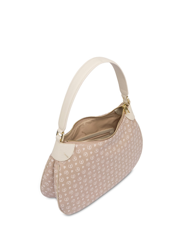 Pollini Borsa A Spalla In Pvc Heritage Soft Touch Beige/avorio Comprare a buon mercato