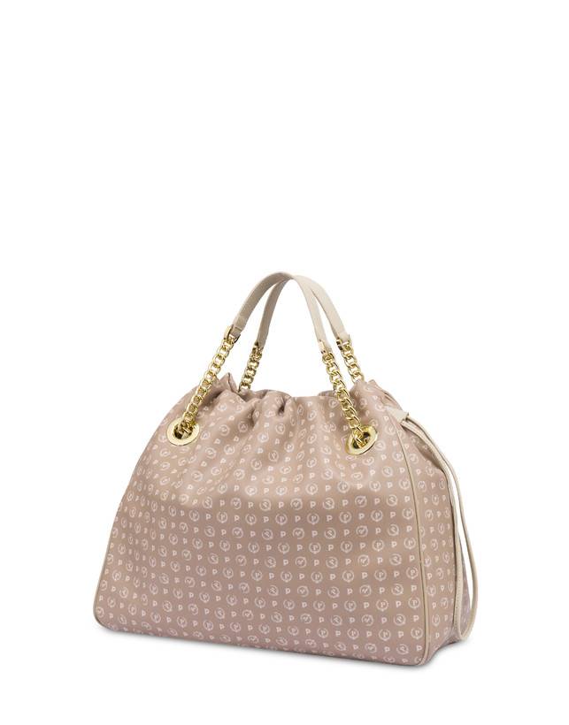 Pollini Borsa A Secchiello In Pvc Heritage Soft Touch Beige/avorio Grande vendita