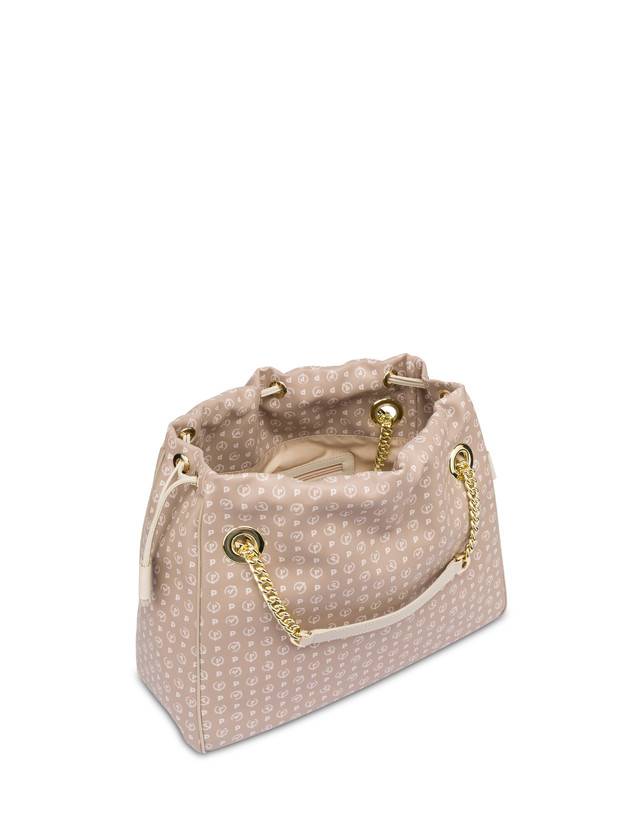 Pollini Borsa A Secchiello In Pvc Heritage Soft Touch Beige/avorio Grande vendita