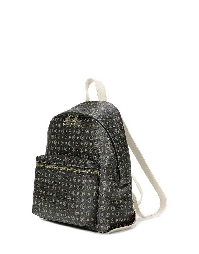 Pollini Zaino Heritage Logo Classic Nero/avorio Offerta per la Festa della Mamma