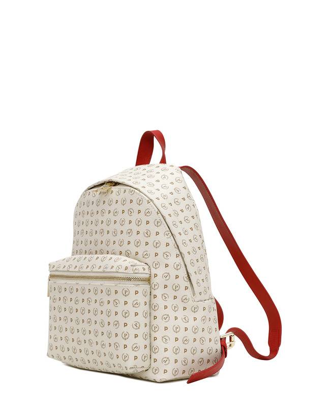 Pollini Zaino Heritage Logo Classic Avorio/lacca Offerta migliore