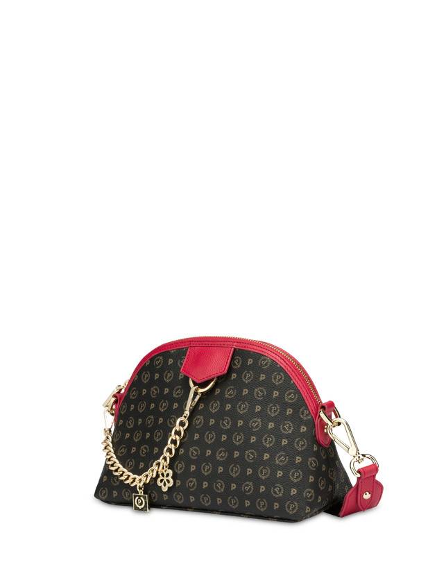 Pollini Borsa A Tracolla Heritage Logo Classic Nero/lacca Offerte speciali
