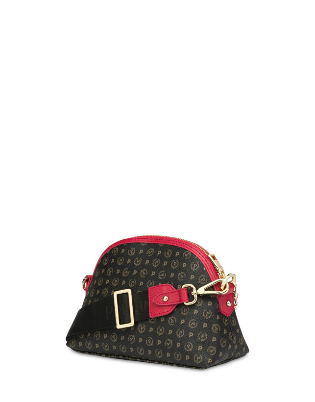 Pollini Borsa A Tracolla Heritage Logo Classic Nero/lacca Offerte speciali