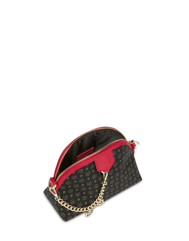 Pollini Borsa A Tracolla Heritage Logo Classic Nero/lacca Offerte speciali