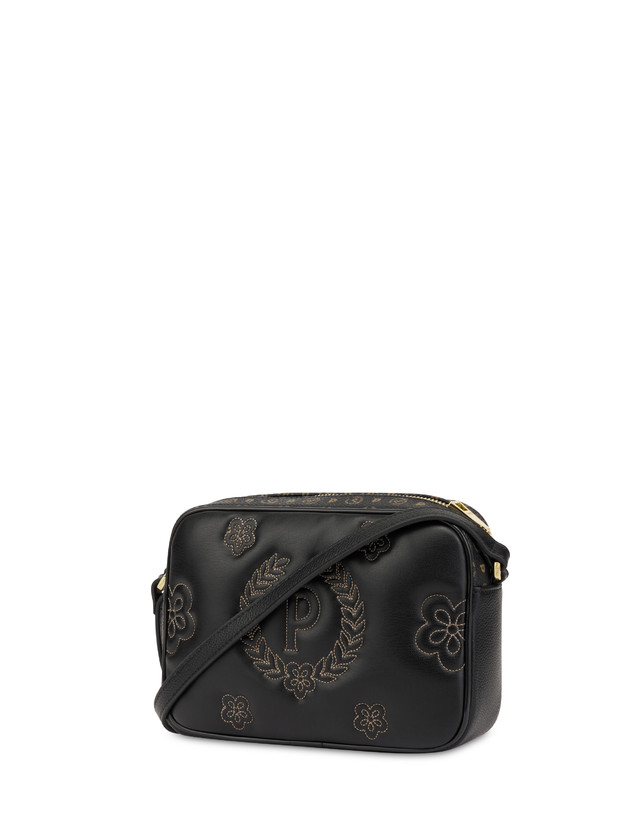 Pollini Borsa A Tracolla Puffy Heritage Nero/nero/nero Enormi risparmi