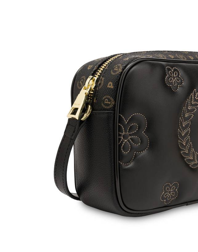 Pollini Borsa A Tracolla Puffy Heritage Nero/nero/nero Enormi risparmi