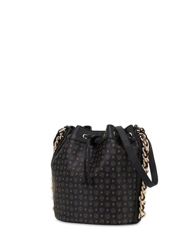 Pollini Borsa A Secchiello Heritage Logo Classic Nero/nero Offerta settimanale
