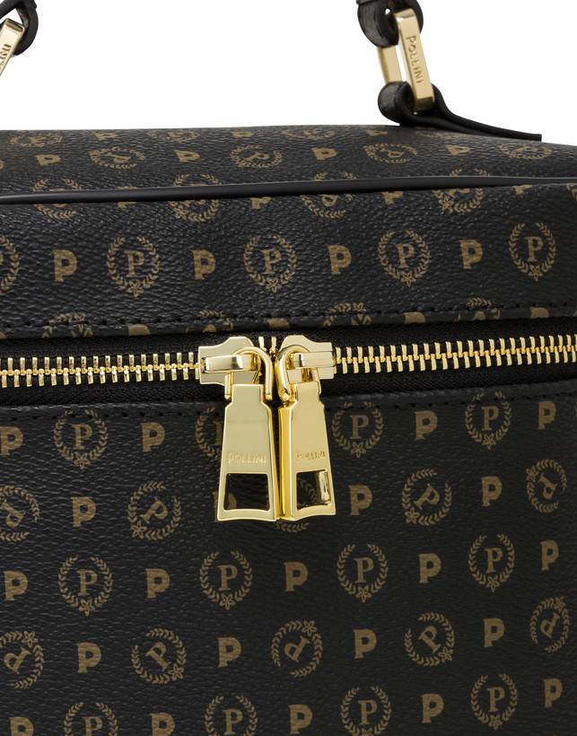 Pollini Borsa Beauty Piccola Heritage Logo Classic Nero/nero Ultimi tre giorni