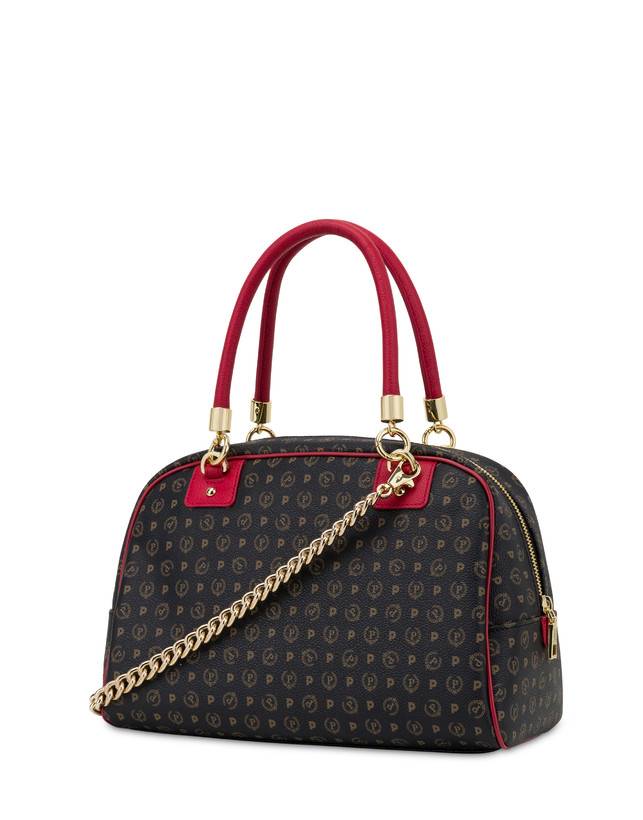 Pollini Bowling Bag Heritage Logo Classic Nero/lacca Ultimo giorno