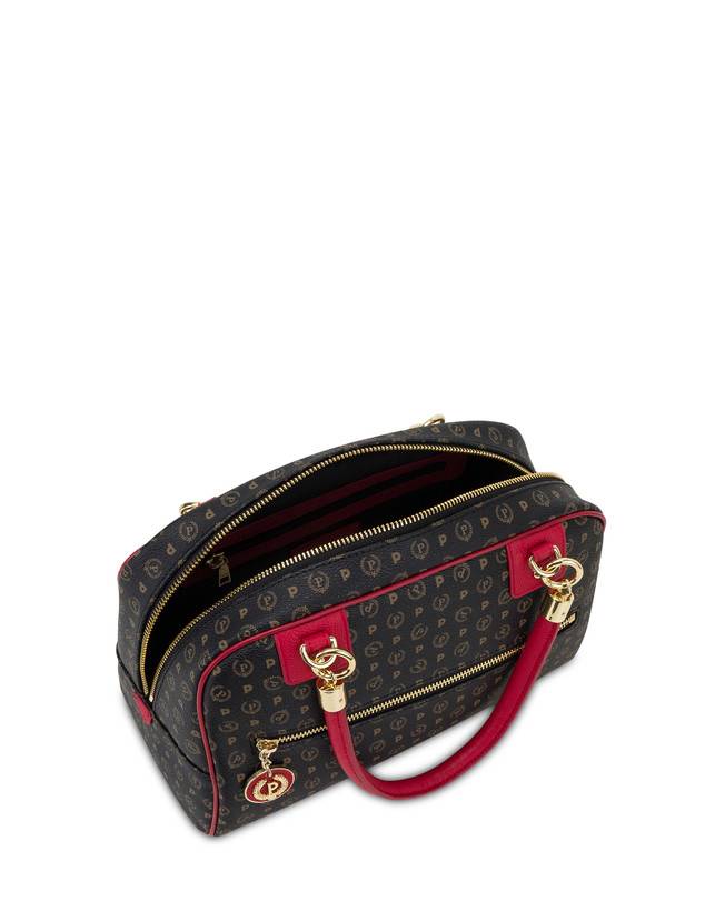Pollini Bowling Bag Heritage Logo Classic Nero/lacca Ultimo giorno