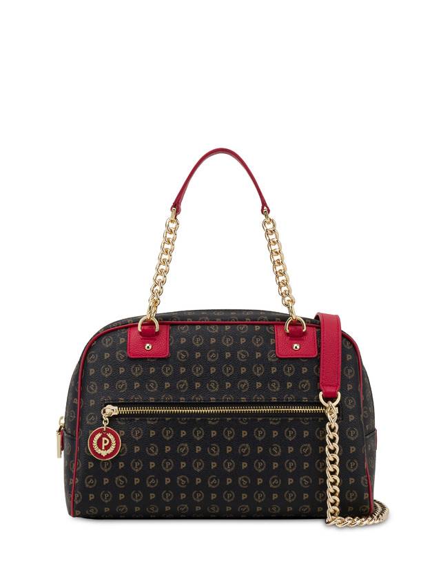 Pollini Bowling Bag Heritage Logo Classic Nero/lacca Ultimo giorno