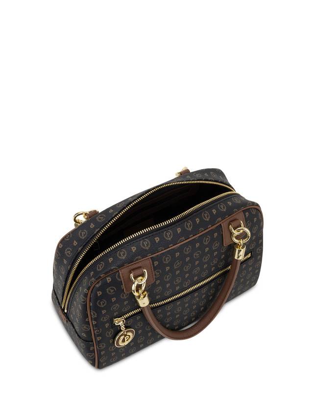 Pollini Bowling Bag Heritage Logo Classic Nero/marrone Fino al 60% di sconto