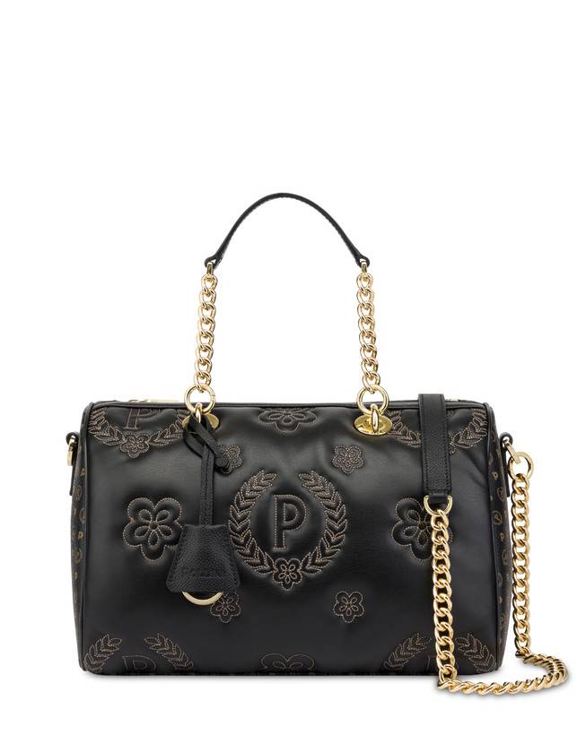 Pollini Borsa Bauletto Puffy Heritage Nero/nero/nero Fino al 65% di sconto