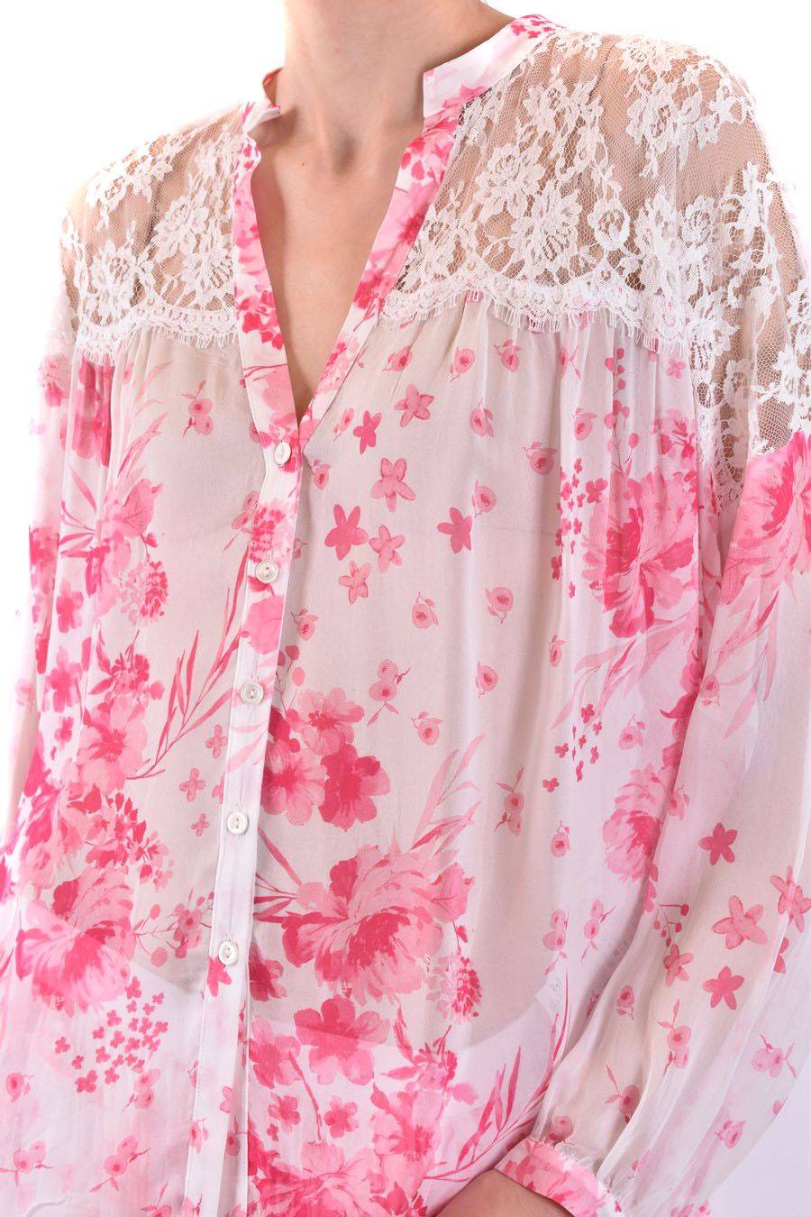ERMANNO SCERVINO  Camicia Bianca in Viscosa da Donna Ermanno Scervino Vendite stagionali