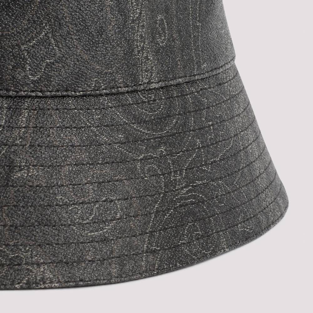 ETRO  Cappello Secchiello ETRO Paisley in Cotone - Nero Qualità Garantita